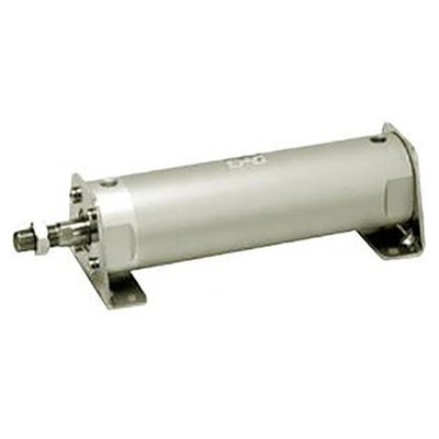 SMC Pneumatic Piston Rod Cylinder - 20mm Bore, 177.8mm Stroke, NCG Series, Double Acting