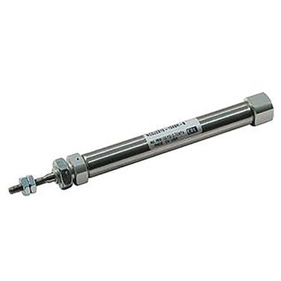 SMC Pneumatic Piston Rod Cylinder - 6mm Bore, 30mm Stroke, Double Acting