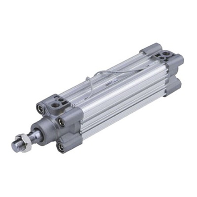 SMC Pneumatic Piston Rod Cylinder - 63mm Bore, 100mm Stroke, CP96 Series, Double Acting