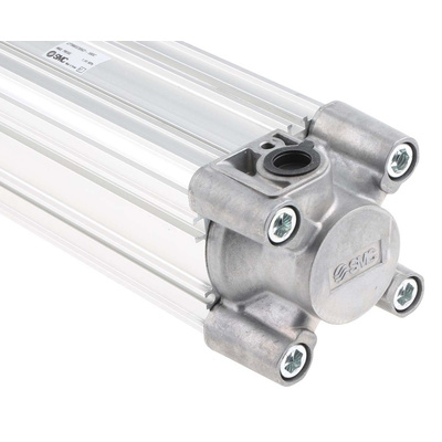 SMC Pneumatic Piston Rod Cylinder - 63mm Bore, 160mm Stroke, CP96 Series, Double Acting