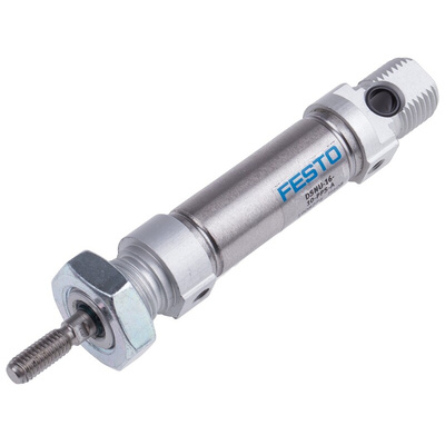 Festo Pneumatic Piston Rod Cylinder - 1908274, 16mm Bore, 10mm Stroke, DSNU Series, Double Acting