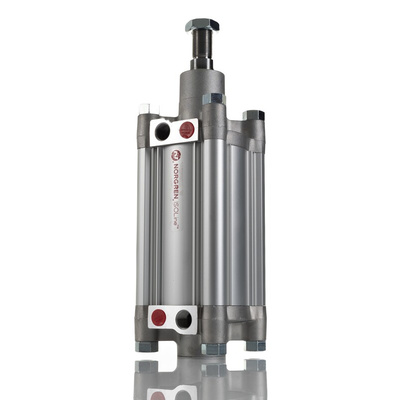 Norgren Pneumatic Piston Rod Cylinder - 80mm Bore, 100mm Stroke, PRA/802000/M Series, Double Acting