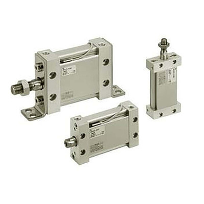 SMC Pneumatic Piston Rod Cylinder - 25mm Bore, 50mm Stroke, MU Series, Double Acting