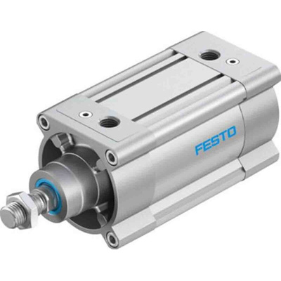 Festo Pneumatic Piston Rod Cylinder - 1384807, 100mm Bore, 80mm Stroke, DSBC Series, Double Acting
