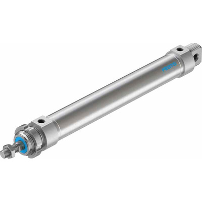 Festo Pneumatic Roundline Cylinder - 196027, 32mm Bore, 200mm Stroke, DSNU Series, Double Acting
