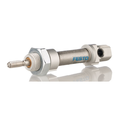 Festo ISO Standard Cylinder - 19260, 12mm Bore, 10mm Stroke, ESNU Series, Single Acting