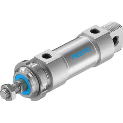 Festo Pneumatic Piston Rod Cylinder - 195990, 40mm Bore, 25mm Stroke, DSNU Series, Double Acting