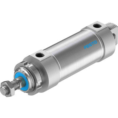 Festo Pneumatic Piston Rod Cylinder - 196013, 63mm Bore, 80mm Stroke, DSNU Series, Double Acting