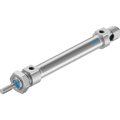 Festo Pneumatic Piston Rod Cylinder - 1908254, 10mm Bore, 60mm Stroke, DSNU Series, Double Acting