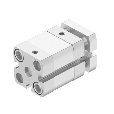 Festo Pneumatic Compact Cylinder - 554221, 20mm Bore, 10mm Stroke, ADNGF Series, Double Acting