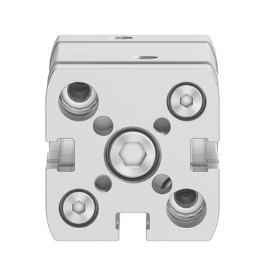 Festo Pneumatic Compact Cylinder - 554221, 20mm Bore, 10mm Stroke, ADNGF Series, Double Acting