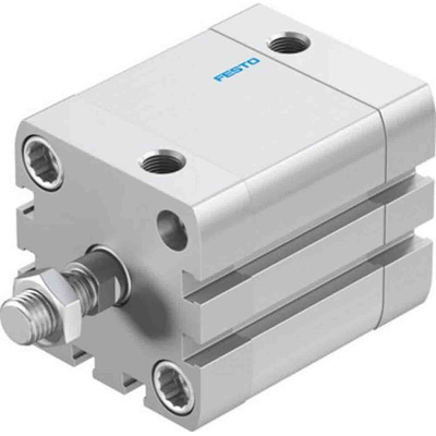 Festo Pneumatic Compact Cylinder - 572676, 40mm Bore, 25mm Stroke, ADN Series, Double Acting