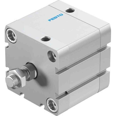 Festo Pneumatic Compact Cylinder - 572712, 63mm Bore, 25mm Stroke, ADN Series, Double Acting