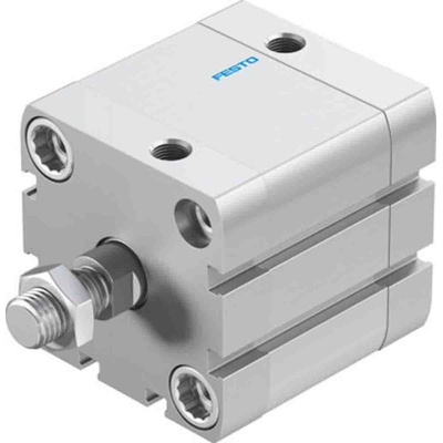 Festo Pneumatic Compact Cylinder - 572694, 50mm Bore, 25mm Stroke, ADN Series, Double Acting