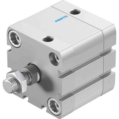 Festo Pneumatic Compact Cylinder - 572693, 50mm Bore, 20mm Stroke, ADN Series, Double Acting