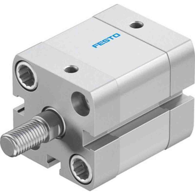 Festo Pneumatic Compact Cylinder - 577182, 25mm Bore, 10mm Stroke, ADN Series, Double Acting