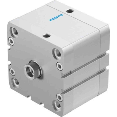 Festo Pneumatic Compact Cylinder - 536366, 80mm Bore, 25mm Stroke, ADN Series, Double Acting