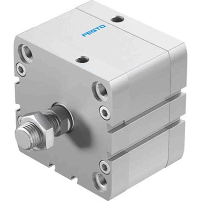 Festo Pneumatic Compact Cylinder - 536355, 80mm Bore, 20mm Stroke, ADN Series, Double Acting