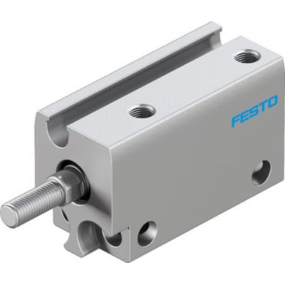 Festo Pneumatic Compact Cylinder - 8080595, 6mm Bore, 10mm Stroke, ADN Series, Double Acting
