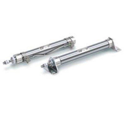 SMC Double Acting Cylinder - 10mm Bore, 25mm Stroke, CDJ Series, Double Acting