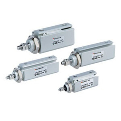 SMC Double Acting Cylinder - 6mm Bore, 20mm Stroke, CDJ Series, Double Acting