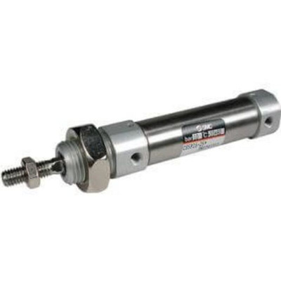 SMC ISO Standard Cylinder - 8mm Bore, 100mm Stroke, C85 Series, Double Acting