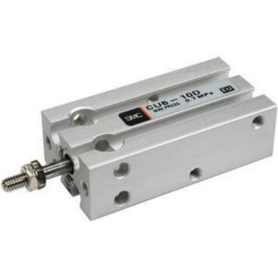 SMC Pneumatic Piston Rod Cylinder - 20mm Bore, 30mm Stroke, CU Series, Double Acting