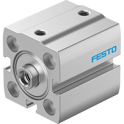 Festo Pneumatic Compact Cylinder - 8076340, 20mm Bore, 10mm Stroke, ADN-S Series, Double Acting