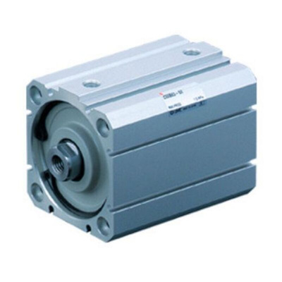 SMC Pneumatic Compact Cylinder - CD55, 80mm Bore, 20mm Stroke, C55 Series, Double Acting