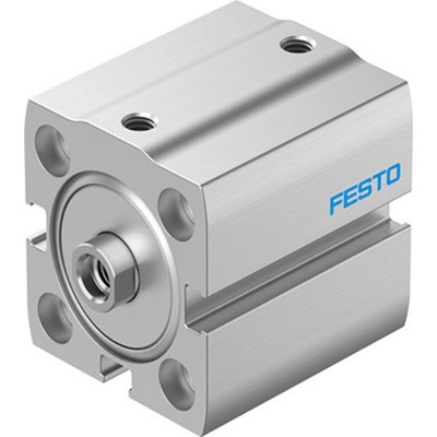 Festo Pneumatic Compact Cylinder - ADN-S-25, 25mm Bore, 5mm Stroke, ADN Series, Double Acting