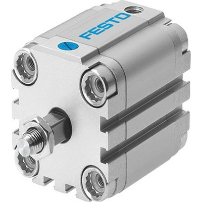 Festo Pneumatic Compact Cylinder - AEVULQ-80-15, 80mm Bore, 15mm Stroke, AEVULQ Series, Single Acting