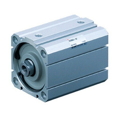 SMC Pneumatic Compact Cylinder - 40mm Bore, 50mm Stroke, C55 Series, Double Acting