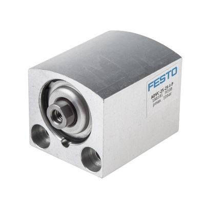 Festo Pneumatic Cylinder - 188181, 25mm Bore, 25mm Stroke, ADVC Series, Double Acting