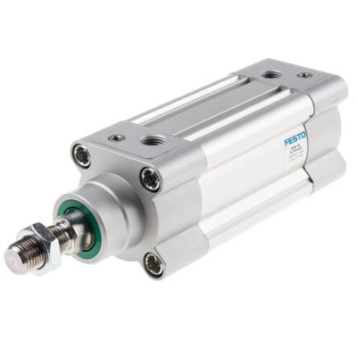 Festo Pneumatic Piston Rod Cylinder - 2098972, 50mm Bore, 60mm Stroke, DSBC Series, Double Acting