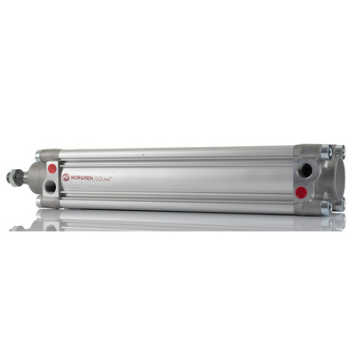 Norgren Pneumatic Piston Rod Cylinder - 63mm Bore, 250mm Stroke, PRA/802000/M Series, Double Acting