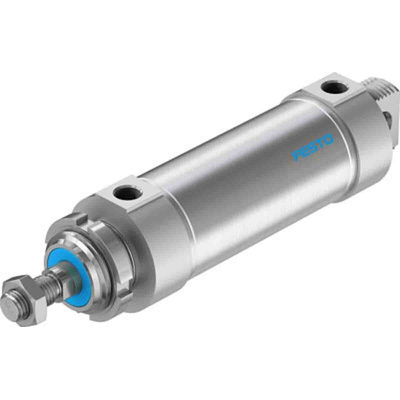 Festo Pneumatic Piston Rod Cylinder - 196014, 63mm Bore, 100mm Stroke, DSNU Series, Double Acting