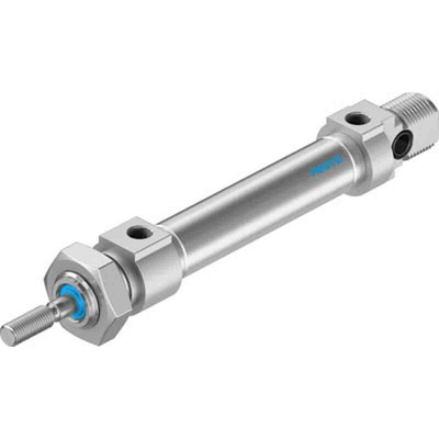 Festo Pneumatic Piston Rod Cylinder - 1908253, 10mm Bore, 30mm Stroke, DSNU Series, Double Acting