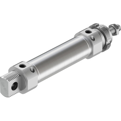 Festo Pneumatic Roundline Cylinder - 196023, 32mm Bore, 80mm Stroke, DSNU Series, Double Acting