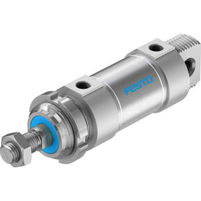 Festo Pneumatic Piston Rod Cylinder - 196000, 50mm Bore, 25mm Stroke, DSNU Series, Double Acting