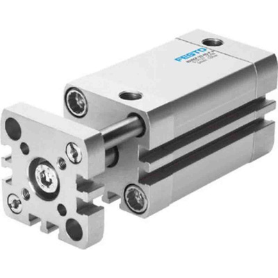 Festo Pneumatic Compact Cylinder - 554259, 50mm Bore, 10mm Stroke, ADNGF Series, Double Acting