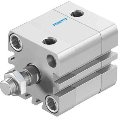 Festo Pneumatic Compact Cylinder - 572655, 32mm Bore, 10mm Stroke, ADN Series, Double Acting