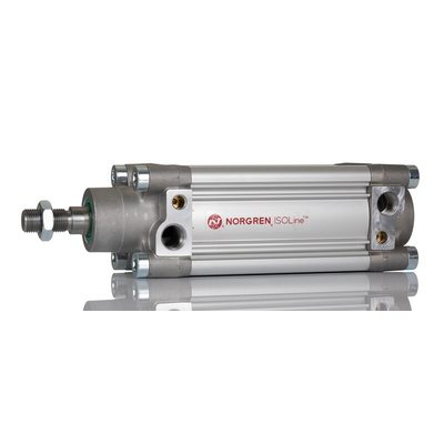 Norgren Double Acting Cylinder - 802063, 63mm Bore, 80mm Stroke, PRA Series, Double Acting