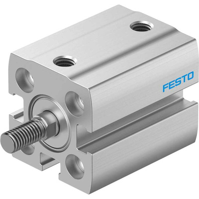 Festo Pneumatic Compact Cylinder - 8091428, 12mm Bore, 10mm Stroke, ADN-S Series, Double Acting