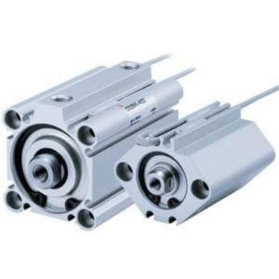 SMC Pneumatic Compact Cylinder - CDQ2A32TF-50DCMZ, 32mm Bore, 50mm Stroke, CQ2 Series, Double Acting