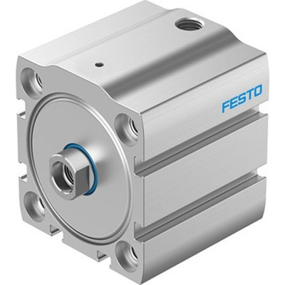 Festo Pneumatic Compact Cylinder - AEN-S-50, 50mm Bore, 10mm Stroke, AEN Series, Single Acting