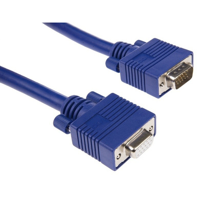 Van Damme VGA to VGA cable, Male to Female, 10m