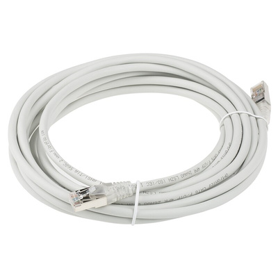 RS PRO Cat6 Male RJ45 to Male RJ45 Ethernet Cable, F/UTP, Grey LSZH Sheath, 5m
