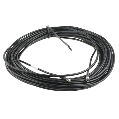 Siretta ASM Series Male SMA to Female SMA Coaxial Cable, 20m, LLC200A Coaxial, Terminated