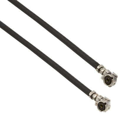 Amphenol AMC Series Male U.FL to Male U.FL Coaxial Cable, 300mm, Terminated