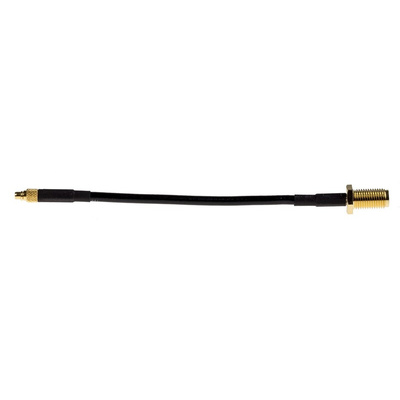 LPRS Male MMCX to SMA Coaxial Cable, 100mm, Terminated